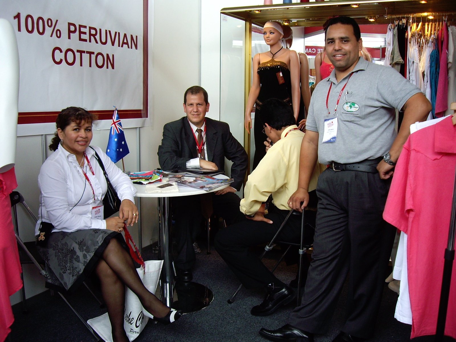 Antaras Design Peruvian cotton exhibition